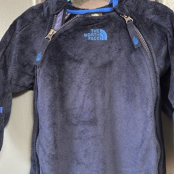 The North Face Blue Winter Baby Bunting Fleece, 6-12 mos - Picture 2 of 5